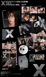 Альбом MONSTA X - THE X [Digipack ver.] (Минхёк)