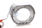 Бленда (маска) для линз 3.0 дюйма, BMW2.0 Led Right (белый+желтый) 2 режима, 1шт