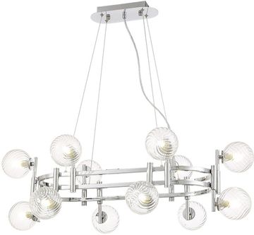 Подвесная люстра 12*G9 LUXURY SP12L CHROME хром Crystal Lux