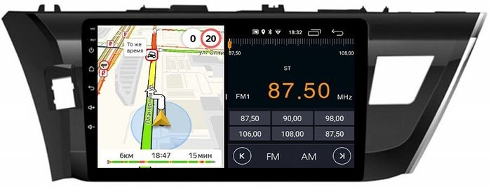 Магнитола для Toyota Corolla 2013-2016 - Parafar PF307FHD на Android 13, CarPlay, 4G SIM-слот