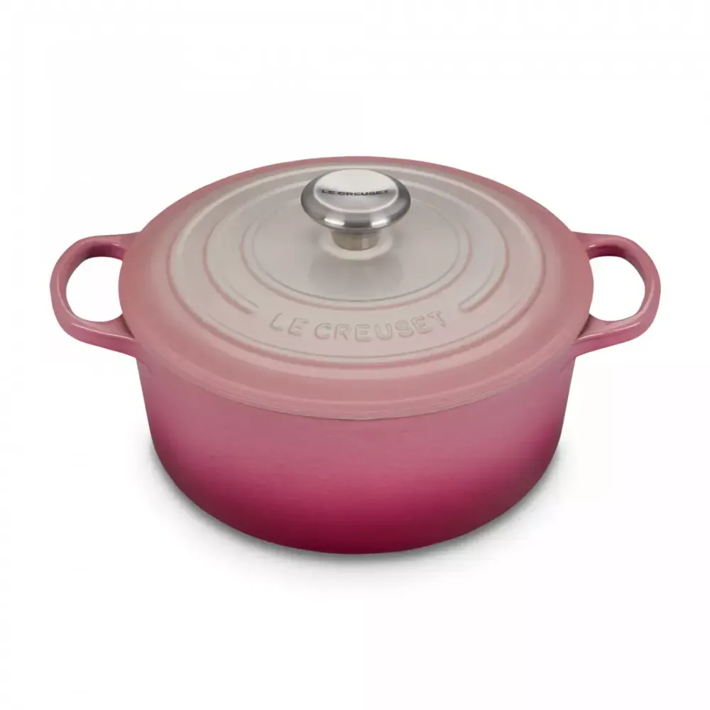 Чугунная кастрюля Le Creuset, Розовый