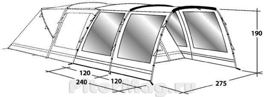 Outwell Birdland 3 Front Extension [110251]