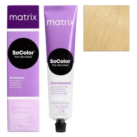Matrix SoColor Pre-Bonded Крем-краска для седых волос 510G яркий блонд золотистый, 90мл