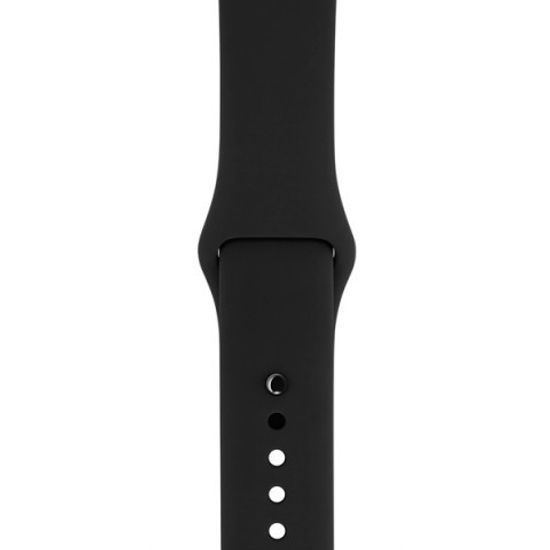 Умные часы Apple Watch 42мм из алюминия цвета «серый космос», спортивный ремешок MP062 - серия 2