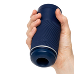 Синий мастурбатор 18см с регулируемым эффектом вакуума ARCwave Pow Silicone Dual-Entrance Suction Control Male Masturbator Blue