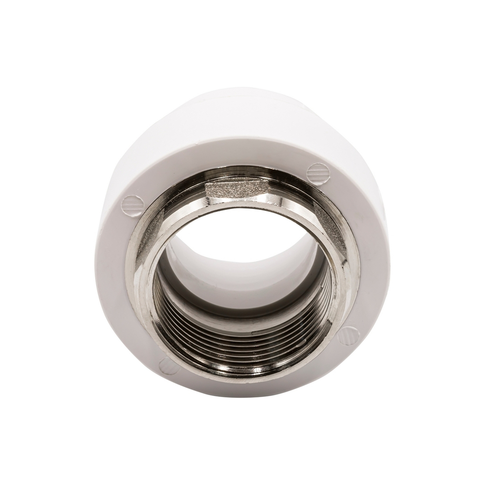 Муфта комб. вн 40х1 1/4'' под ключ EVER® БЕЛЫЙ штрихкод (Россия)