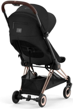 Коляска Cybex Coya Rosegold Frame Cloud G i-Size Fog Grey Sepia Black с дождевиком и бампером