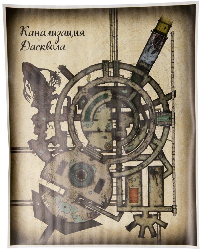 План местности. Канализация Дасквола
