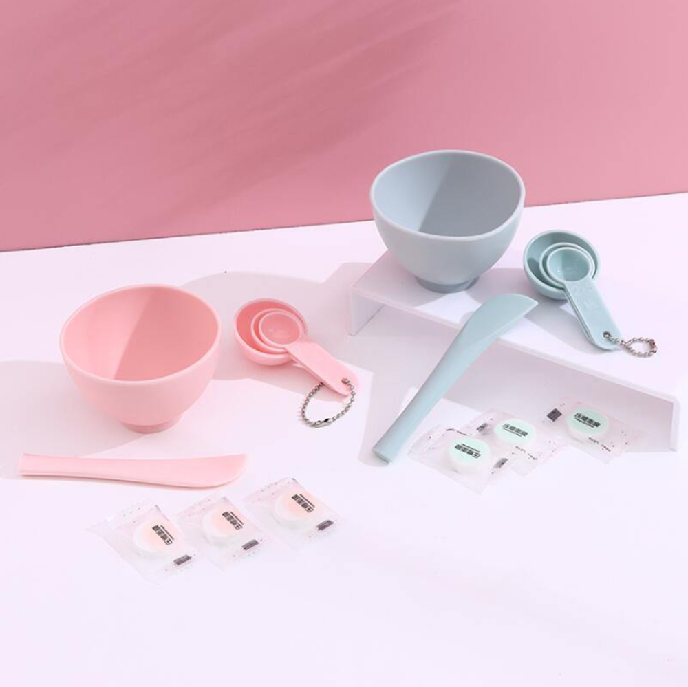 Силиконовая чаша для масок "Face Mask Bowl", голубая