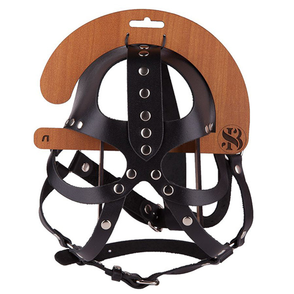 Кожаная маска-шлем Лектор Sitabella BDSM Accessories 6054-1