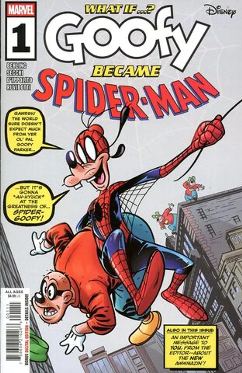 Marvel & Disney What If Goofy Became Spider-Man #1 (Cover A) 