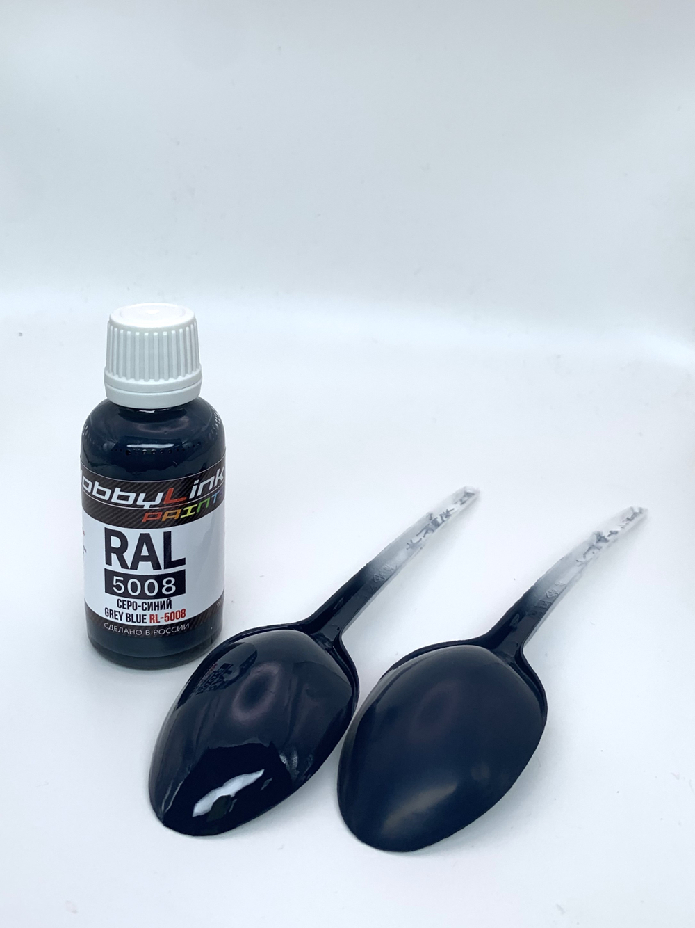 Краска лаковая HobbyLink RAL-5008 Серо-синий RL-5008