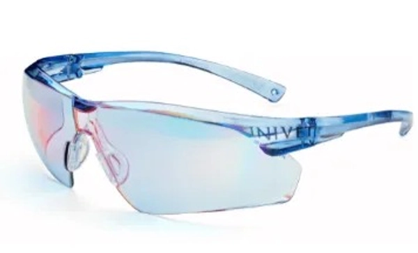 Очки UNIVET 505UP.голубые,покрытие AS/AF
