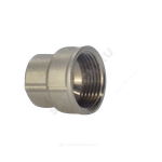 Муфта латунь никель переходная Ду 20х15 (3/4"х1/2") ВР/ВР SantechSystems