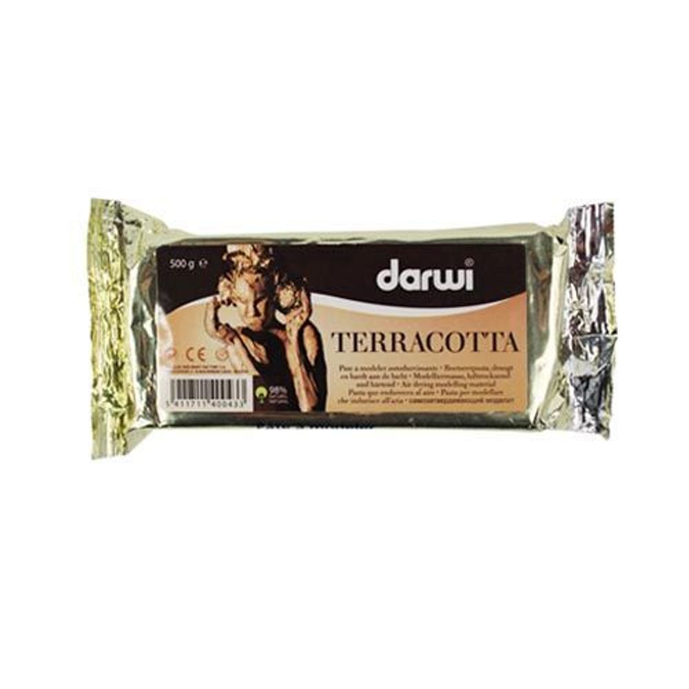 Полимерная глина Darwi Terracotta самозатвердевающая, 500г Полимерная глина Darwi Terracotta самозатвердевающая, 500г