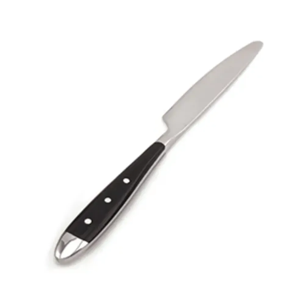 Нож столовый 22,2 см ручка черный пластик Grazia P.L. Proff Cuisine [12]