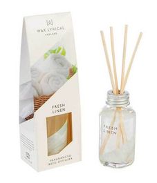 Ароматический диффузор Лен Fresh Linen, Wax Lyrical