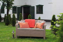Комплект мебели Corfu Love Seat (2х мест.диван), капучино