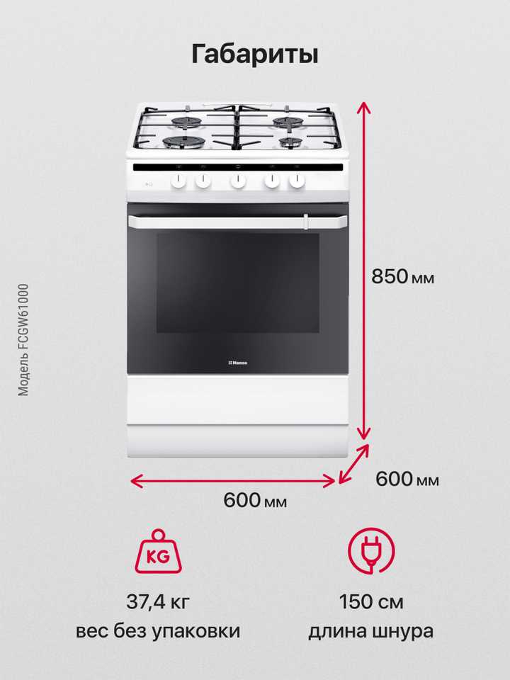 Газовая плита Hansa FCGW61000