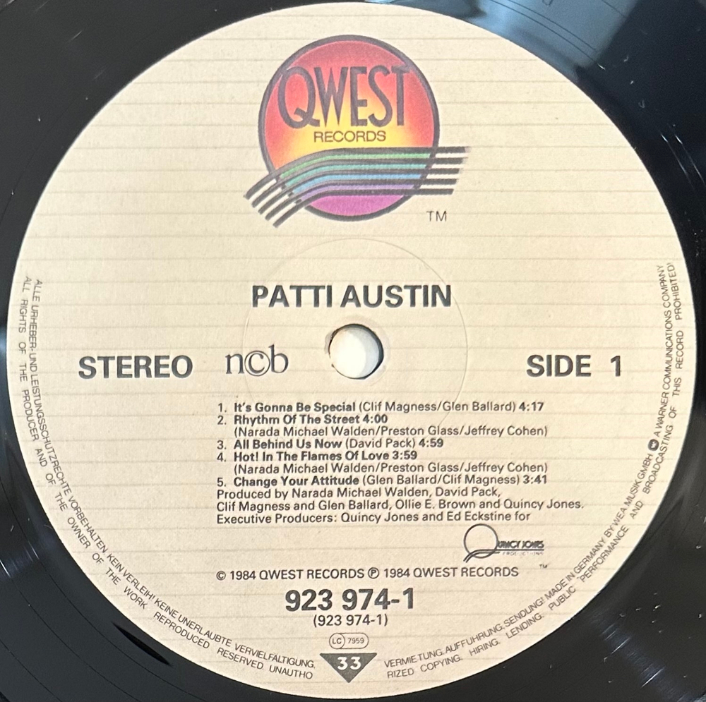 Patti Austin - Patti Austin (Германия 1984г.)