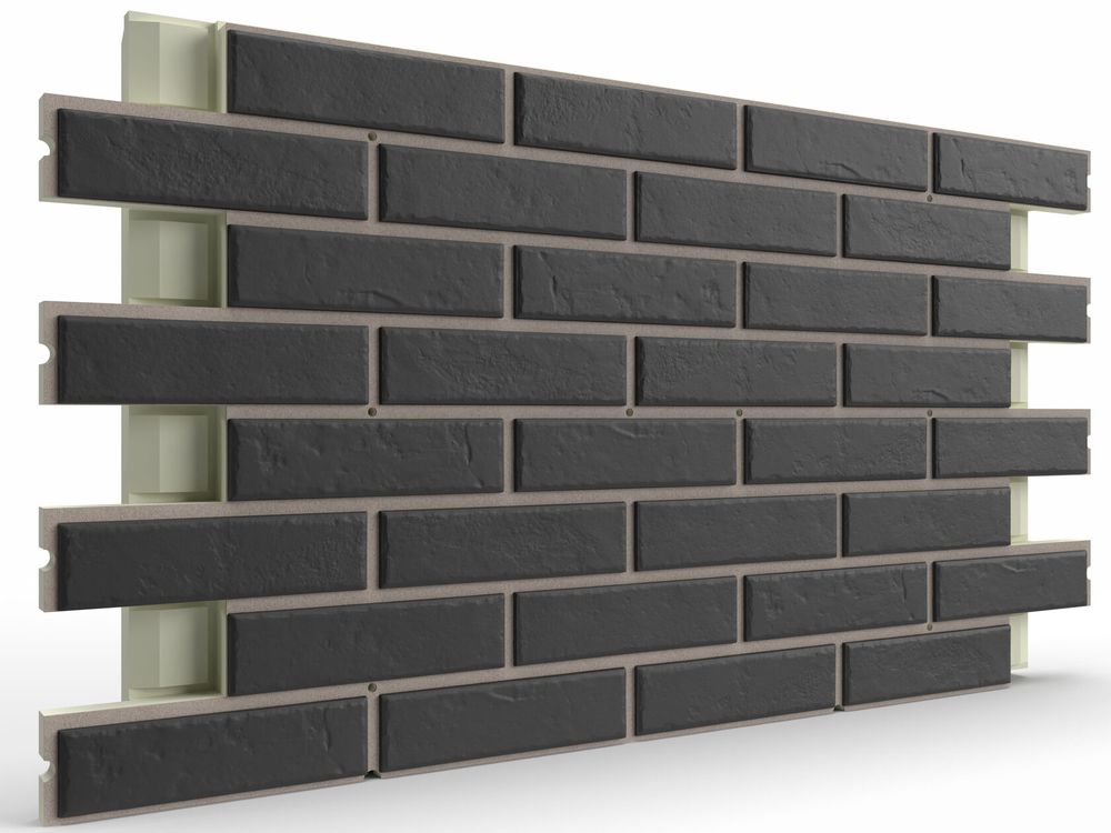 Термопанель ППУ Element Klinker Classic Graphite102,8 x 61,6