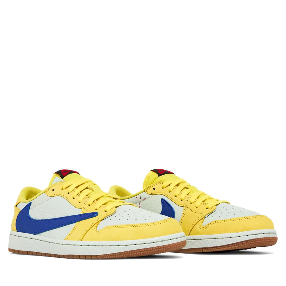 Кроссовки Nike Air Jordan 1 Retro Low "Travis Scott - Canary"