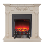 Каминокомплект Real Flame Dacota WT с очагом Fobos Lux Black RC