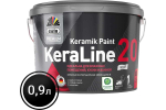 Краска для влажных помещений Dufa Premium KeraLine Keramik Paint 20 полуматовая прозрачная база 3