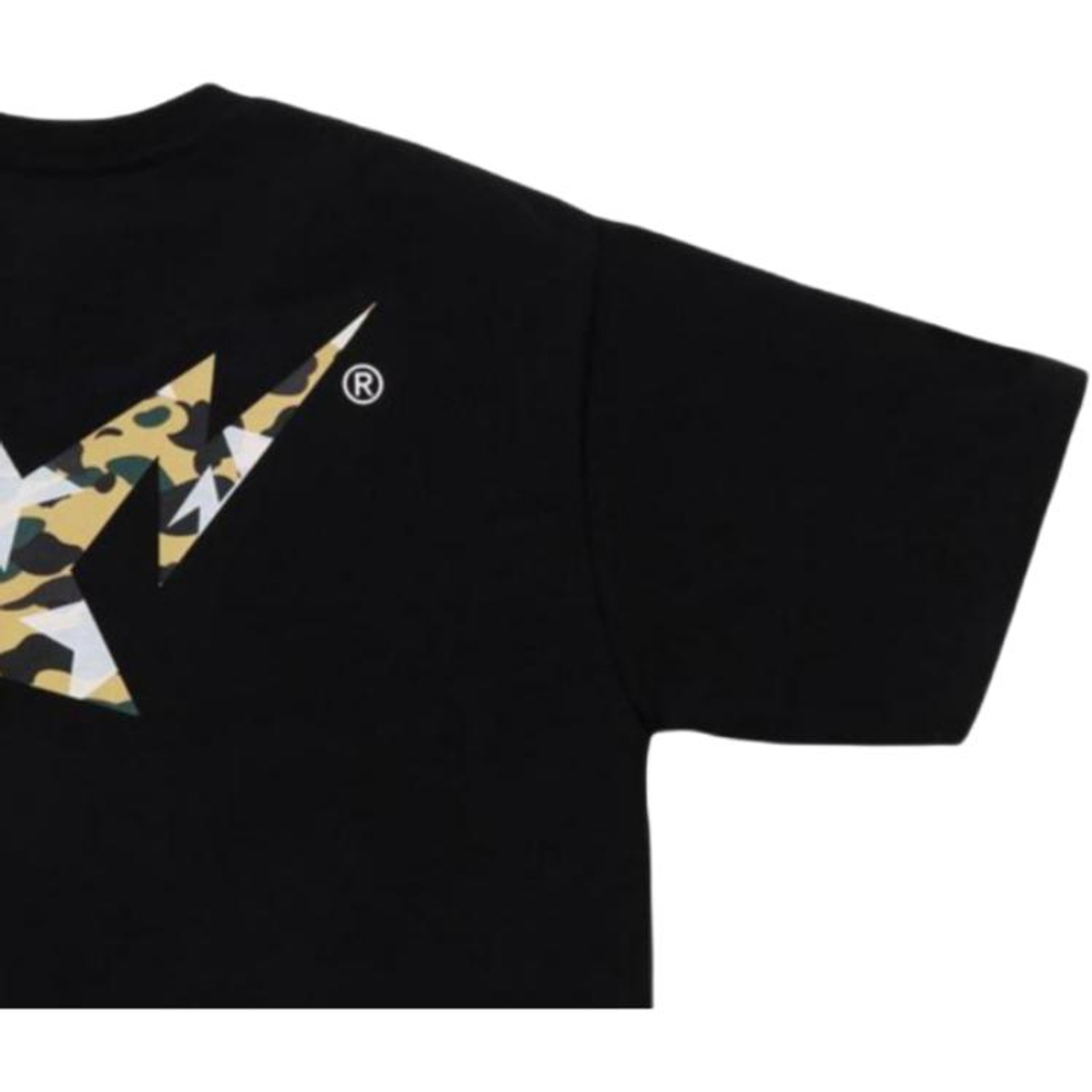 A Bathing Ape Bathing Ape Футболка Moderate Regular Straight Fit Summer Bap Ss26 053 черный