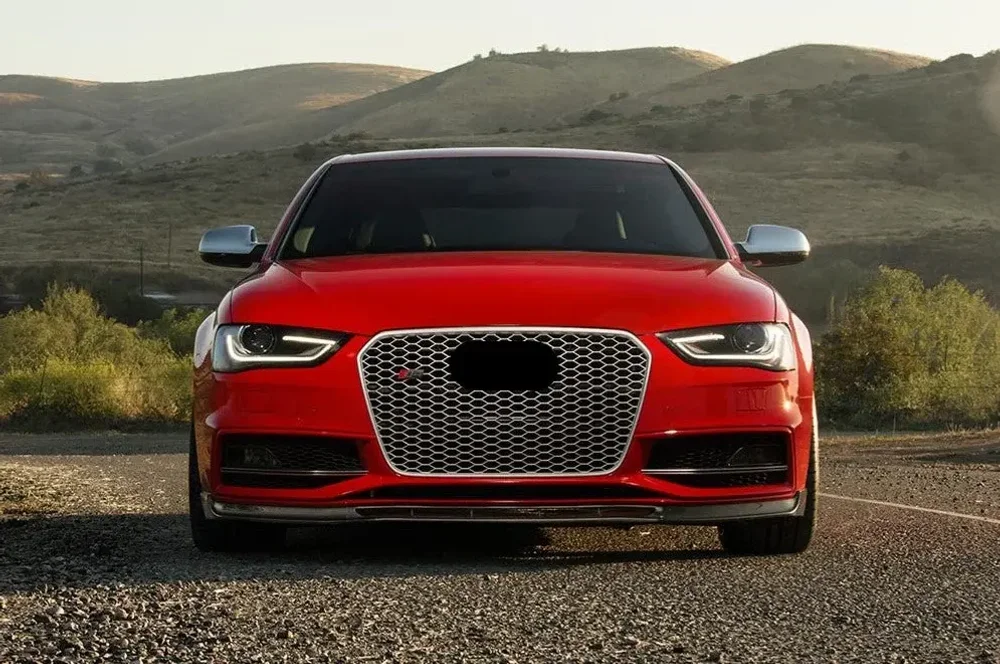 Карбоновая губа для AUDI A4 S4 2013 - 2015 Ауди аэродинамический обвес