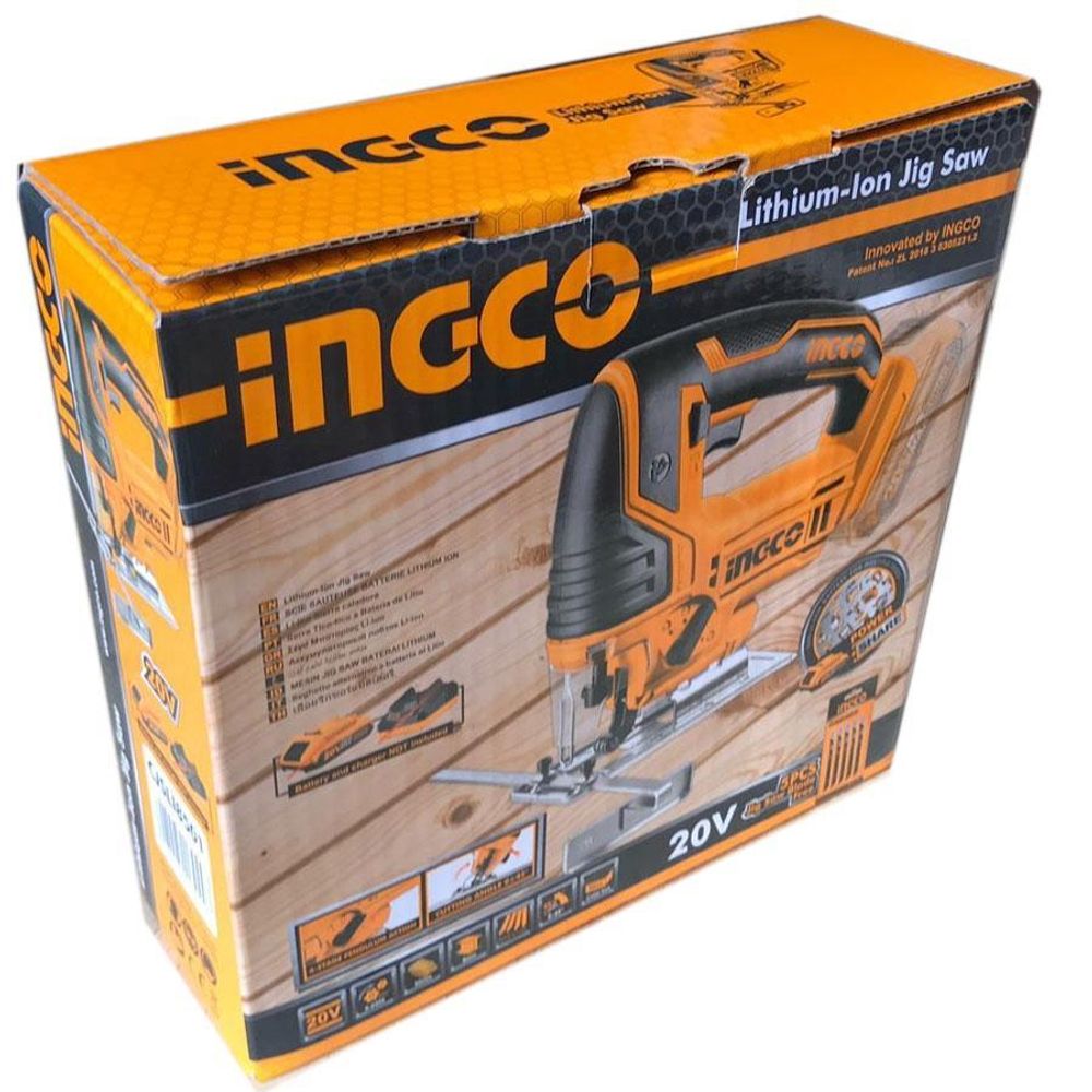 Аккумуляторный лобзик 20В INGCO CJSLI8501