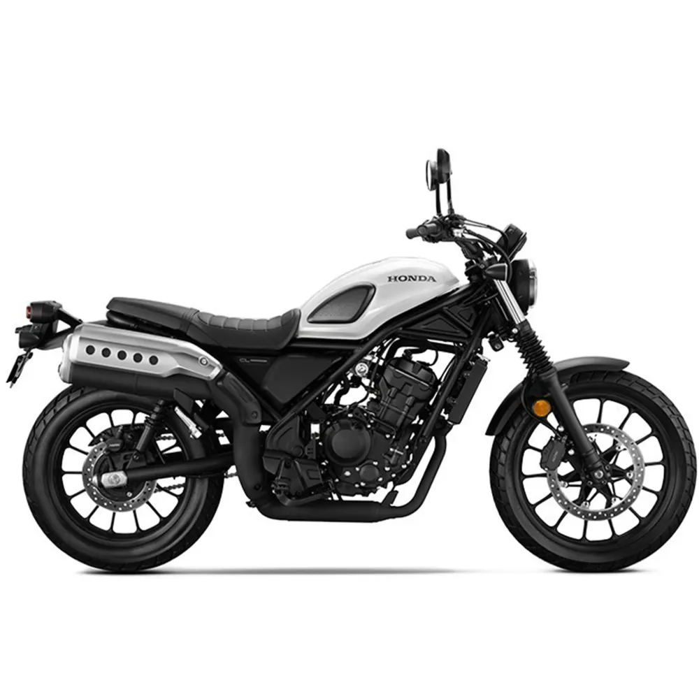 Мотоцикл Honda CL300 белый