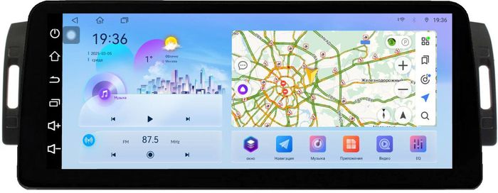 Магнитола для Infiniti M35, M45 2004-2009 - FarCar монитор 12.3" 2K QLED на Android 14, Быстрая, CarPlay, 4G SIM-слот