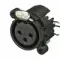 Neutrik NC3FAV1 панельный разъем XLR female, вертикальная установка на ПП