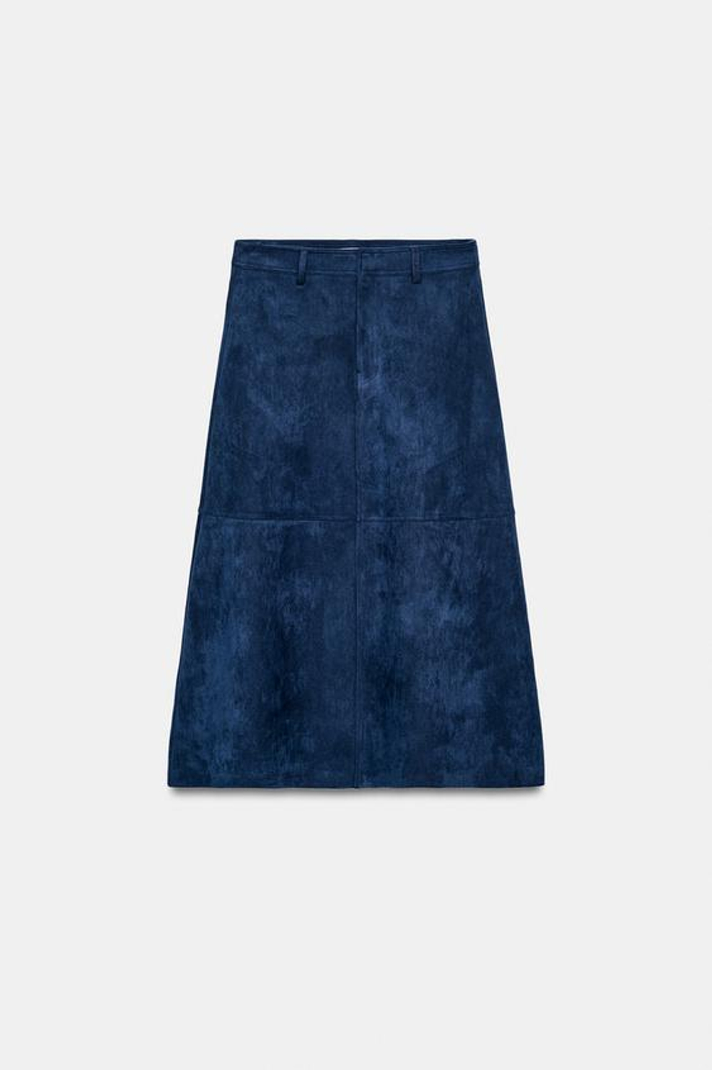 Юбка из искусственного замша с воланами - ZARA