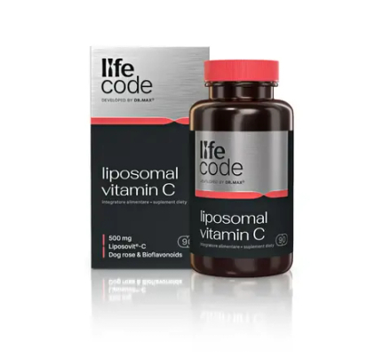LifeCode, разработанный доктором Максом - липосомальный витамин С 500 мг, 90 капсул