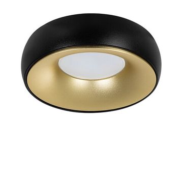 Встраиваемый точечный светильник GU10 A6666PL-1BK чёрный/золото Heze Arte lamp