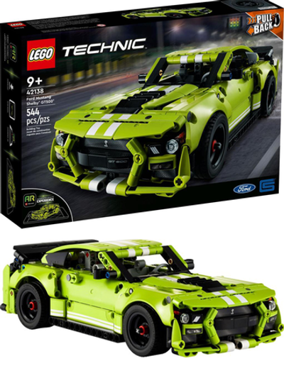 Конструктор Лего Техник Форд мустанг шелби GT500 42138 | LEGO Technic Ford Mustang Shelby гоночная машина 544 детали 9+