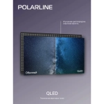Телевизор PolarLine 65PQ71STC-SM 65" 4K Ultra HD QLED Smart Frameless черный/серебристый