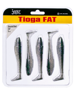 Виброхвост Lucky John TIOGA FAT 3.9in (100 мм), цвет Z11, 5 шт.