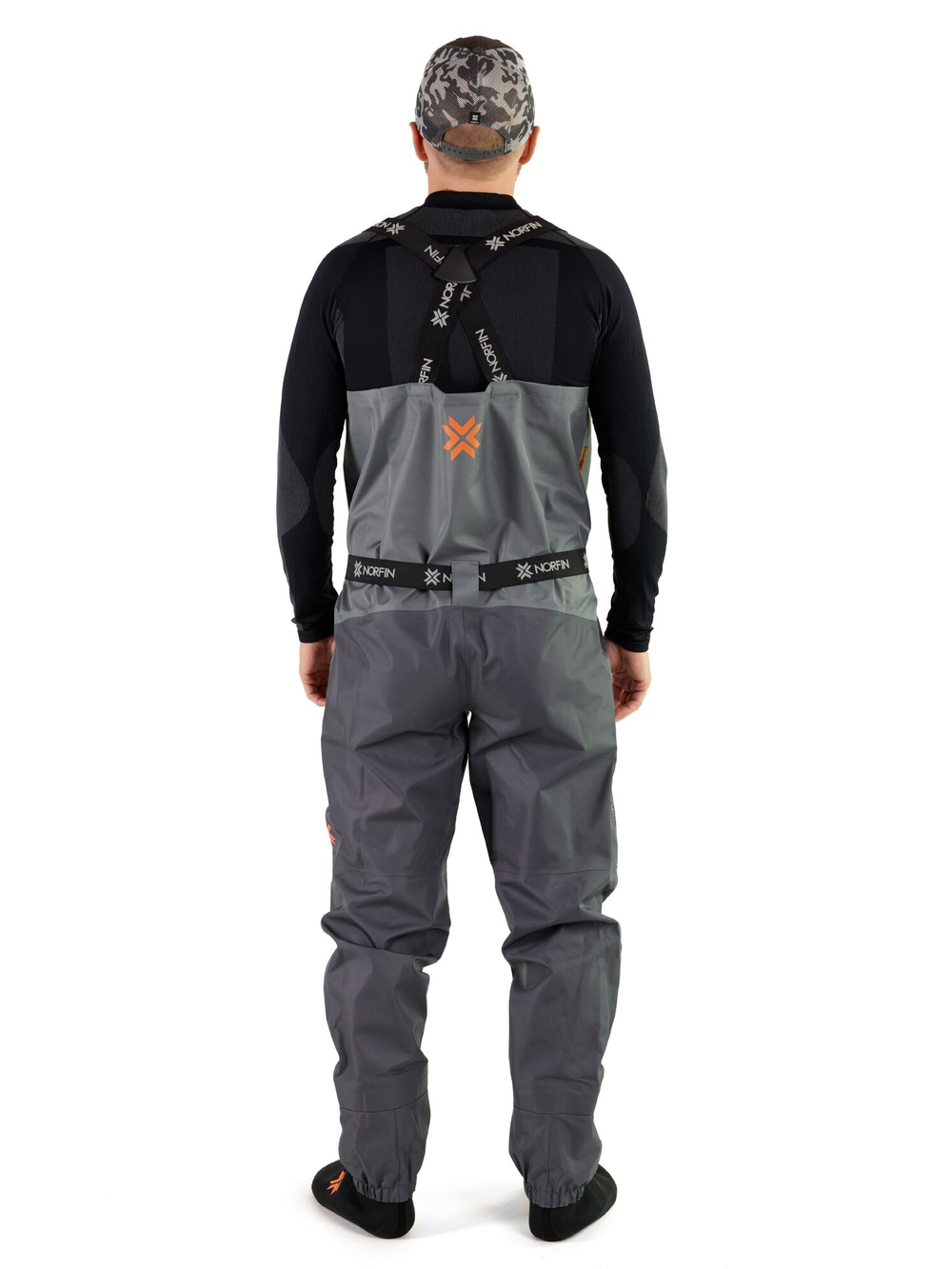 Полукомбинезон заброд. Norfin PILOT STOCKINGFOOT GRAY р.XL
