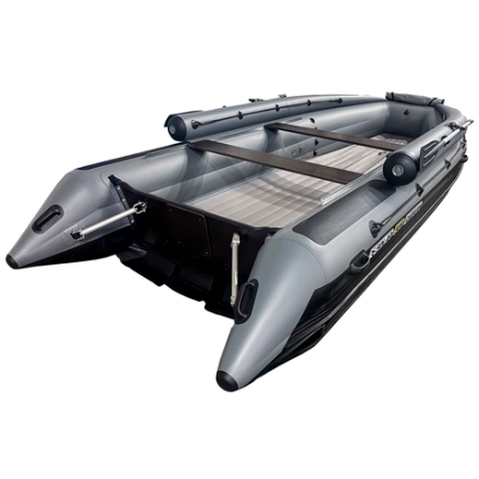 Лодка ПВХ Solar-500 Caravan Jet tunnel (Expedition) серый