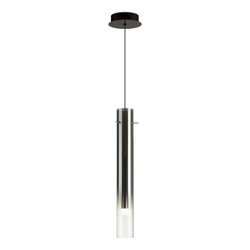 5061/5L PENDANT ODL24 383 черный/темн.хром/металл/стекло Подвес LED 4W 3000K SHINY