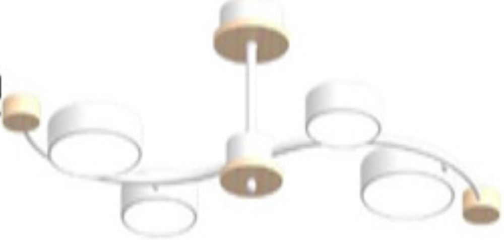 Потолочный светодиодный светильник LED4U L3206-800 WH