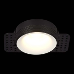 ST218.458.01 Св-к встр. Черный GU10 1*50W IP20 D85xH30 165-265V Без ламп
