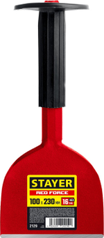 STAYER Red Force, 100 х 230 мм, зубило-конопатка с протектором (2129)