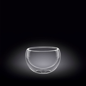 Салатник d =75 мм. 160 мл. с дв. стенками Thermo Glass Wilmax (57620)