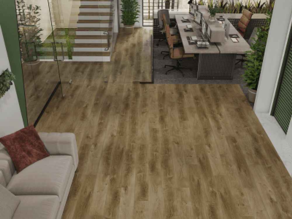 LVT плитка Дуб Натуральный Отбеленный ECO 23-3