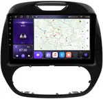 Магнитола для Renault Kaptur 2016+ (кондиционер) - Kuberg EW-9627-M QLed, Android 12, Быстрая, CarPlay, 4G SIM-слот