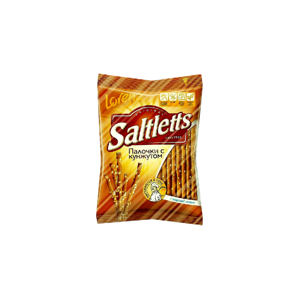 Палочки Saltletts Соленые c кунжутом 60г